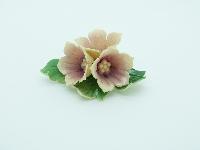 Vintage 30s Amazing Early Plastic Large Three Dimensional Flower Brooch