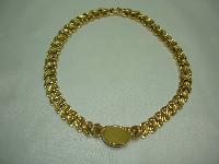 Vintage 80s Quality Wide Gold and Faux Pearl Fancy Collar Necklace 